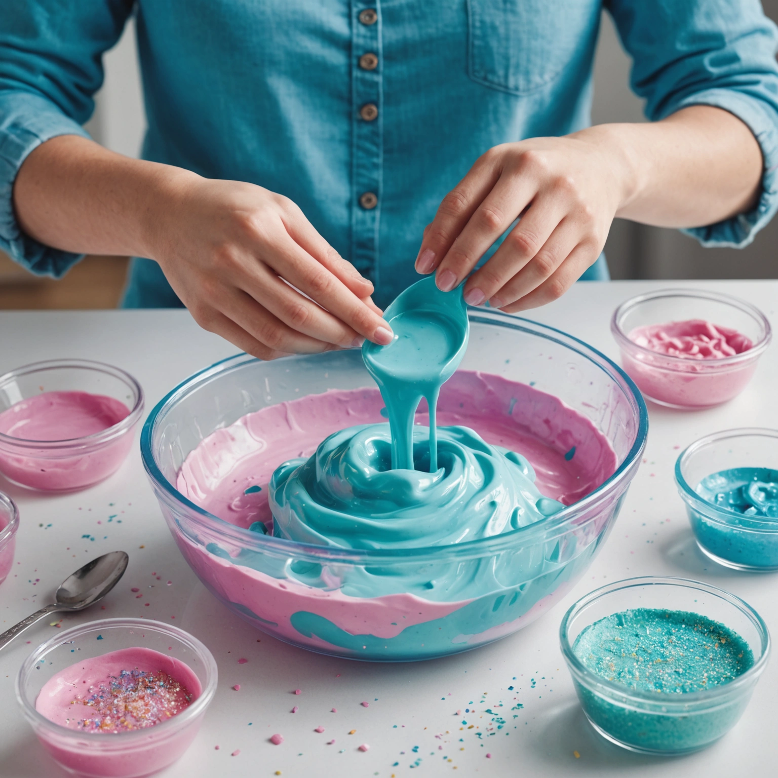 Как сделать слайм из кондиционера для белья: увлекательный мир рецептов слайма с Lenor