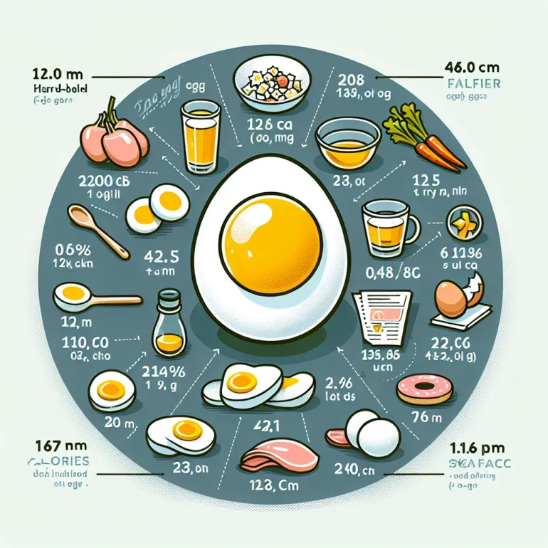 Сколько калорий в яйце вкрутую: Полное руководство
