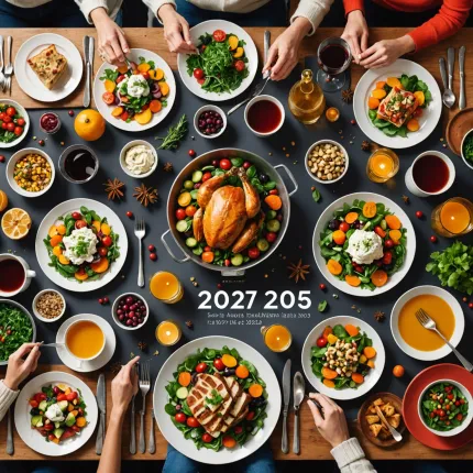 Праздничное меню на Новый год: Вкусные и простые рецепты для новогоднего стола 2025