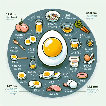 Сколько калорий в яйце вкрутую: Полное руководство